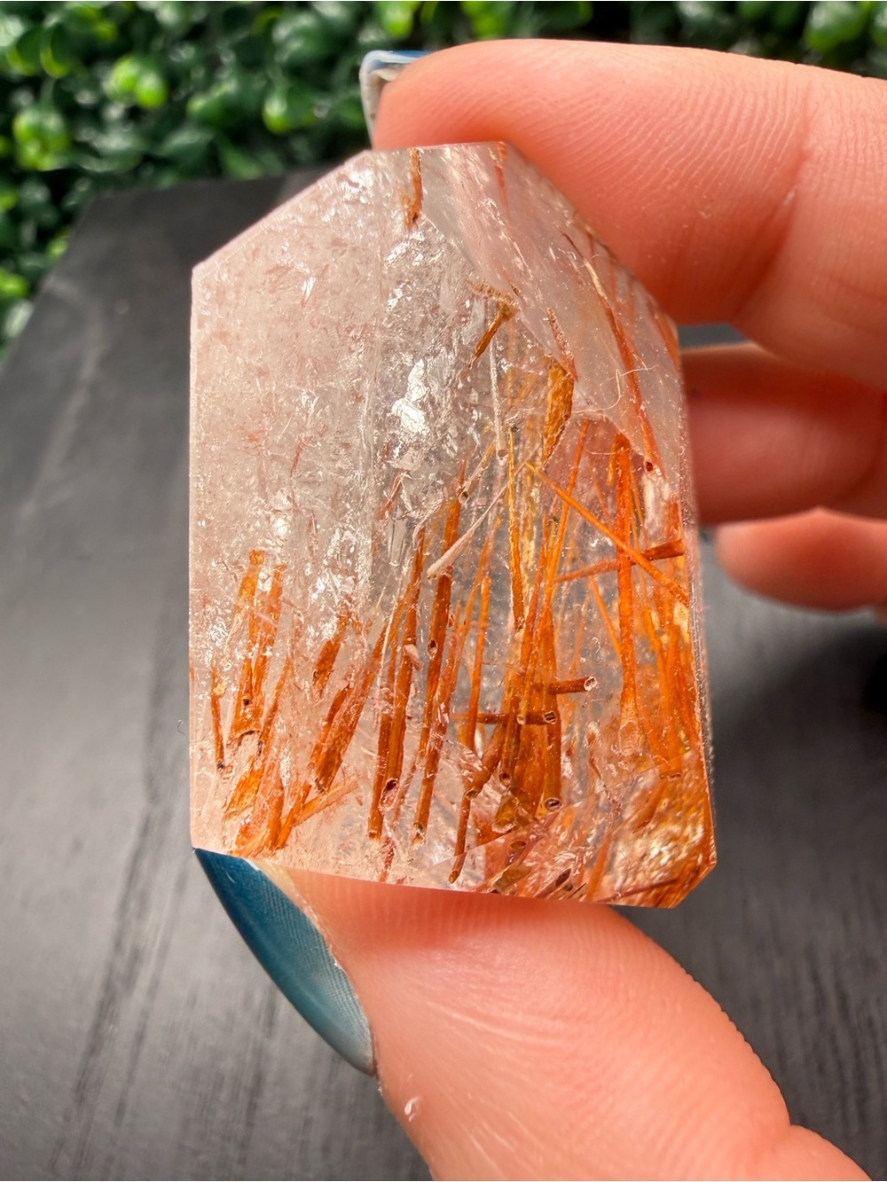 Red Rutilated Quartz Freeform - Picture 8 of 10